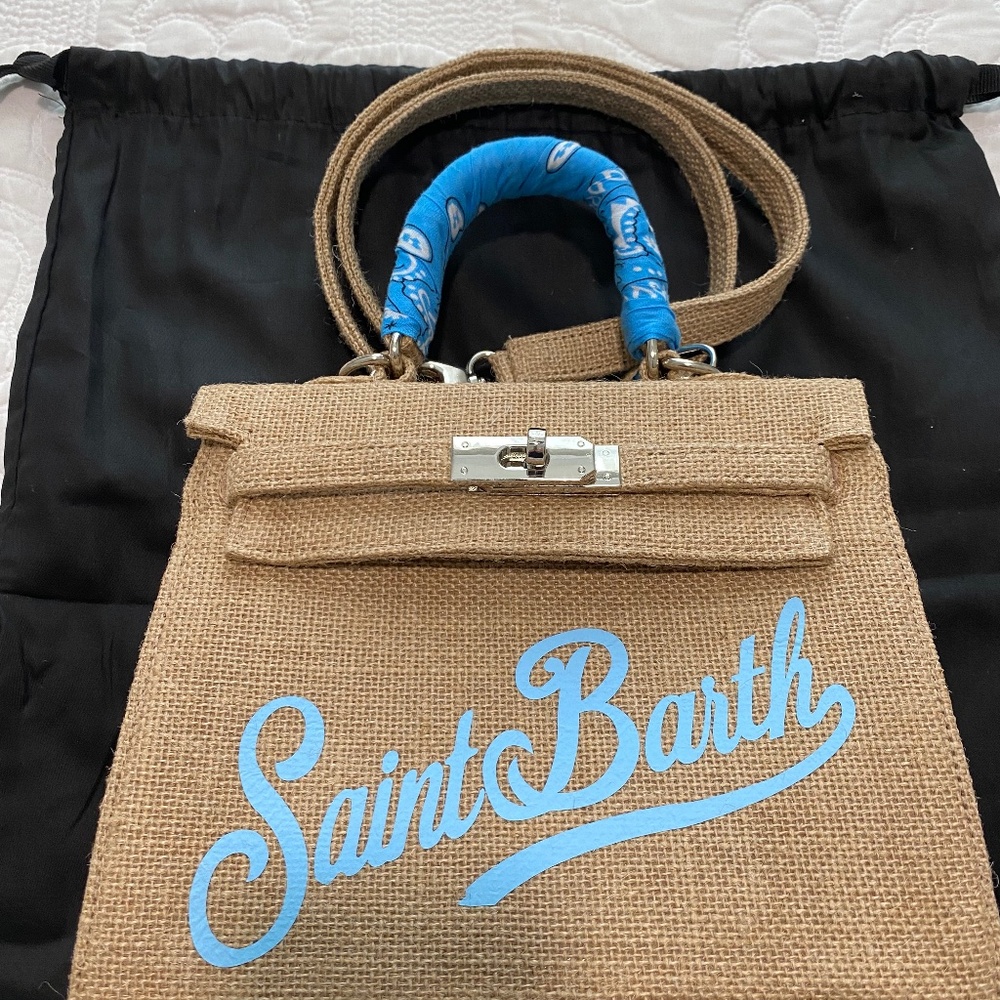 Luna Sarah Marrakech Saint Barth Raffia Handbag